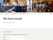 Tablet Screenshot of perfectsound.com