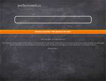 Tablet Screenshot of perfectsound.cz